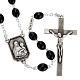 Ghirelli rosary St. Clare and St. Francis wood 8x6 mm s1