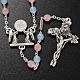 Rosario Ghirelli vetro Bohemia rosa azzurro 6 mm s2