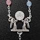 Rosario Ghirelli vetro Bohemia rosa azzurro 6 mm s3