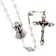 Ghirelli rosary with Divine Mercy in mother pearl 6 mm s1