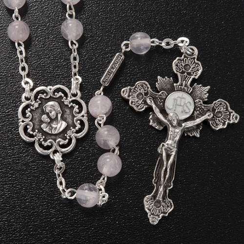 Rosario Ghirelli quarzo rosa 6 mm 2