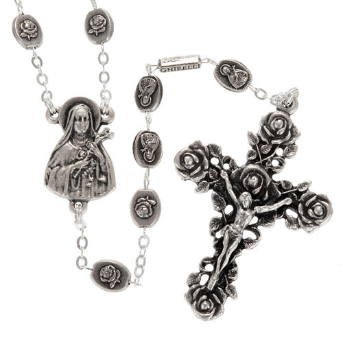 Ghirelli rosary St. Teresa Lisieux 6x8 mm 1