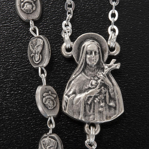Różaniec Ghirelli Święta Teresa Lisieux 6x8 mm 4