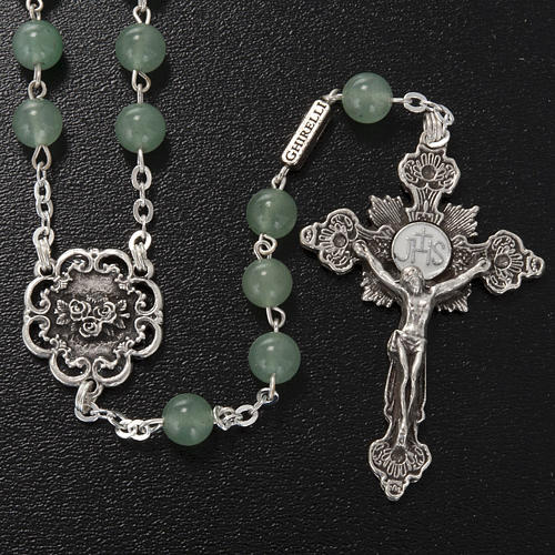 Ghirelli rosary aventurine stone 6 mm 2