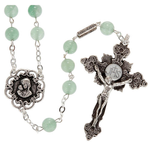 Ghirelli rosary aventurine stone 6 mm 1