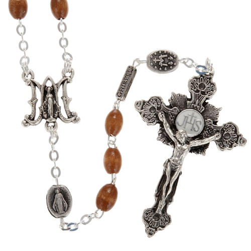 Ghirelli rosary with Marian symbol 5x7 mm 1