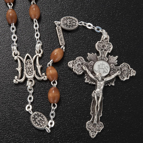 Ghirelli rosary with Marian symbol 5x7 mm 2