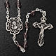 Ghirelli rosary with Virgin Lady and roses 6 mm s2