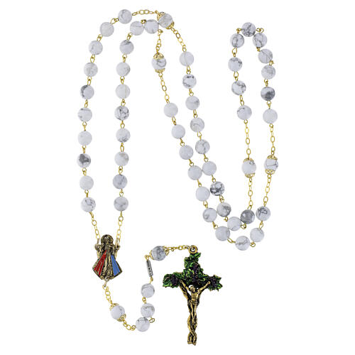 Ghirelli rosary Bohemia glass 5x7 mm 5