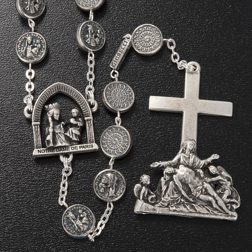 Ghirelli rosary beads, Notre Dame de Paris Pietà 10mm 2