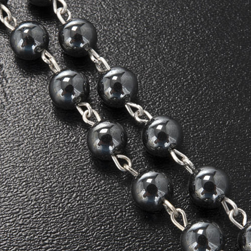 Ghirelli rosary beads hematite 6mm 4