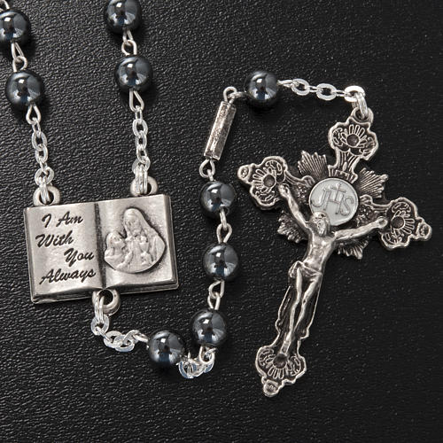 Ghirelli rosary beads hematite 6mm 2