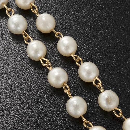 Terço Ghirelli Primeira Comunhão vidro branco 3