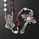 Ghirelli rosary, Agate and mother of pearl Sacred Heart and Merc s2