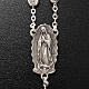 Terço Ghirelli Nossa Senhora de Guadalupe prateada 6x8 mm s3