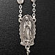 Ghirelli silver rosary, Our Lady of Guadalupe 6x8mm s3