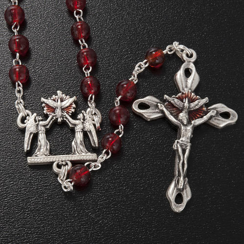 Ghirelli rosary, Bohemia glass, Confirmation 6mm 2