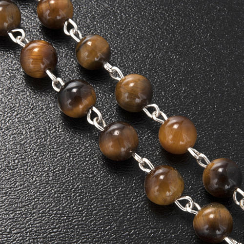 Rosario Ghirelli occhio di tigre 6 mm 5