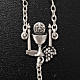 Ghirelli rosary, semi-crystal First Communion, 5mm s5