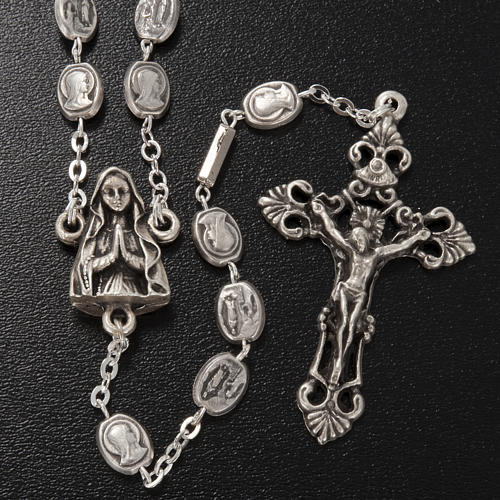 Rosario Ghirelli ottone Madonna e grotta Lourdes 2