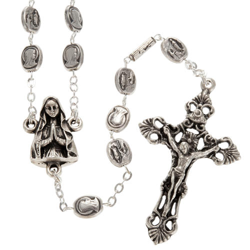 Różaniec Ghirelli mosiądz Madonna i grota Lourdes 1