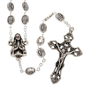 Ghirelli rosary in brass, Our Lady of Lourdes