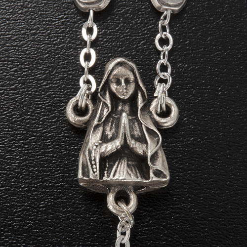 Ghirelli rosary in brass, Our Lady of Lourdes 4