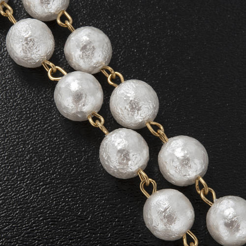 Ghirelli rosary beads in Bohemia opaque crystal 8 cm 6
