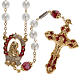 Ghirelli rosary beads in Bohemia opaque crystal 8 cm s1
