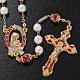 Ghirelli rosary beads in Bohemia opaque crystal 8 cm s2