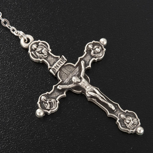Ghirelli rosary, St. Joseph with baby 6x8mm 3