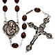Ghirelli rosary, St. Joseph with baby 6x8mm s1