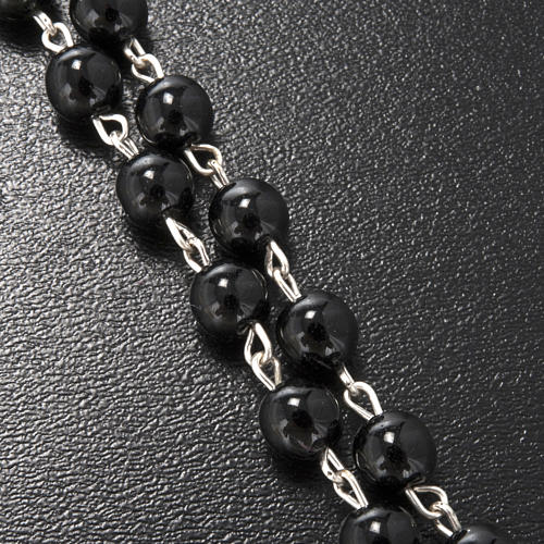 Terço Ghirelli vidro Boémia Batismo 6 mm 7