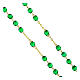 Chapelet Ghirelli bois St Patrick verre vert 7mm s3