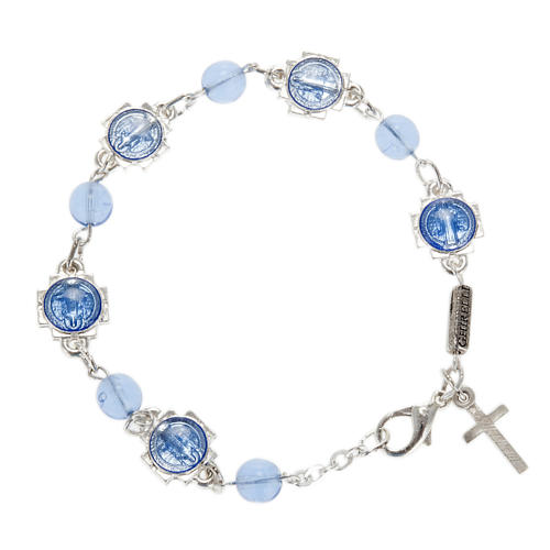 Ghirelli bracelet single decade St. Benedict 1