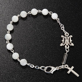 rosary ghirelli decade marian 6mm pearl bracelet mother holyart