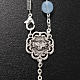 Ghirelli single-decade rosary, glass with Our Lady and baby 8mm s3