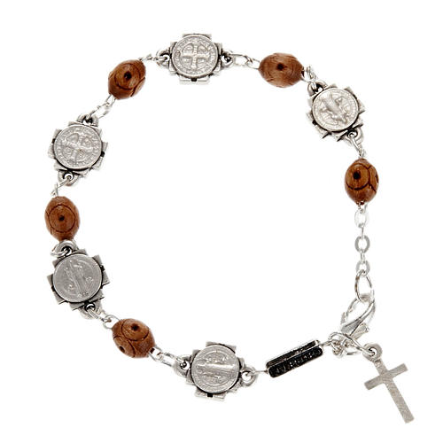 Ghirelli single-decade bracelet, Saint Benedict 1