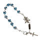 Bracelet dizainier Ghirelli Marial verre de Bohême bleu s1
