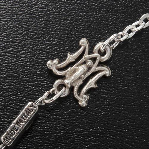 Bracciale decina Ghirelli vetro Boemia azzurro mariano 3