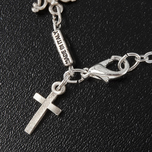 Pulseira dezena Ghirelli vidro Boémia azul mariano 4