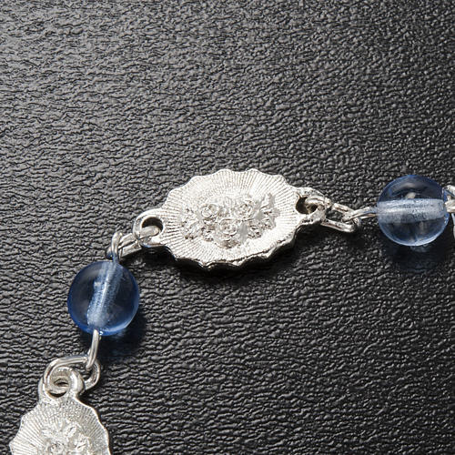 Bracelet dizainier Ghirelli Lourdes verre bleu 4