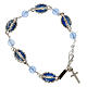 Bracelet dizainier Ghirelli Lourdes verre bleu s1