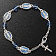 Bracelet dizainier Ghirelli Lourdes verre bleu s2