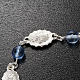 Pulseira dezena Ghirelli Guadalupe vidro azul s4