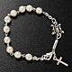 Bracciale preghiera Ghirelli vetro Bohemia bianco s2