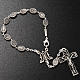 Ghirelli one-decade silver rosary, Miraculous 6x8mm s3