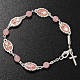 Bracciale Ghirelli Madonna di Fatima vetro rosa s2