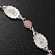 Bracciale Ghirelli Madonna di Fatima vetro rosa s4