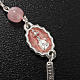 Ghirelli bracelet, Our Lady of Fatima, pink glass s3